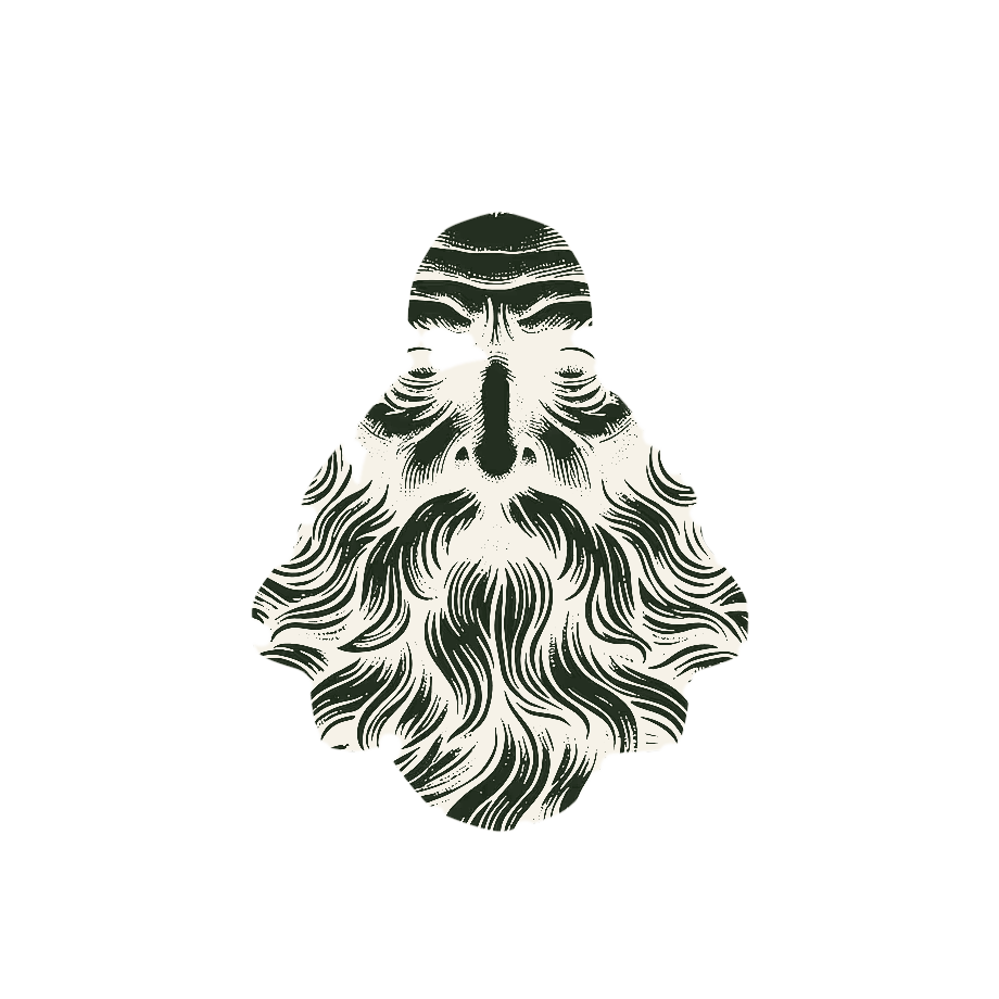 Hoist Studios classical Greek woodcut medallion seal